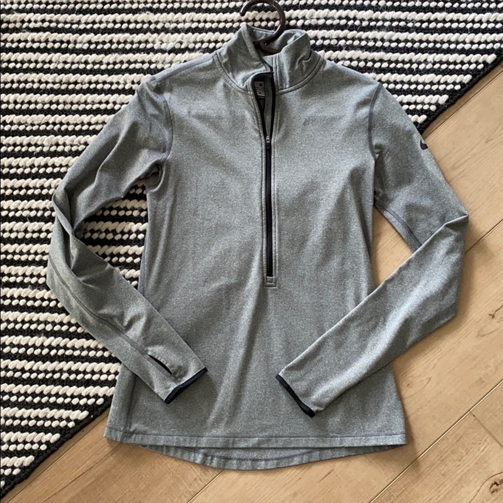 Nike 3/4 zip Running Long Sleeve Top